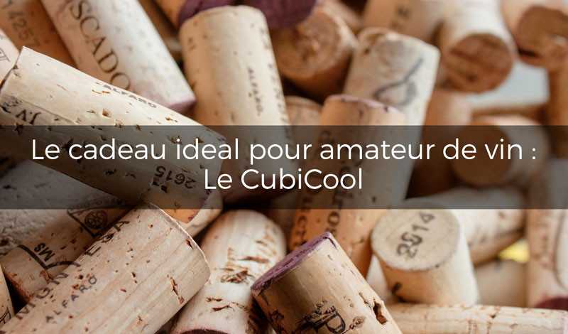 Cadeau pour amateur de vin : Le CubiCool, l’accessoire parfait pour des dégustations de vin inoubliables 🍷