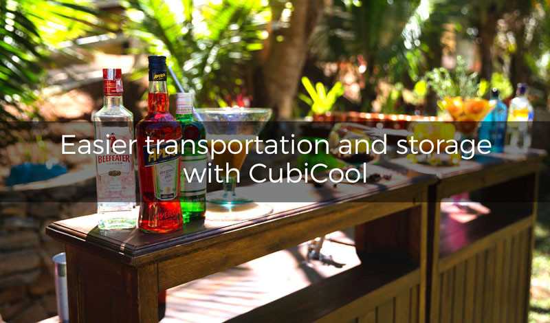 Ease of transport and storage with Cubicool: Light and compact, the BIB or CUBI is easily transportable and takes up less space than traditional bottles, whether at home or when going out