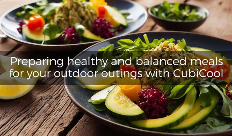 Preparing healthy and balanced meals for your outdoor outings