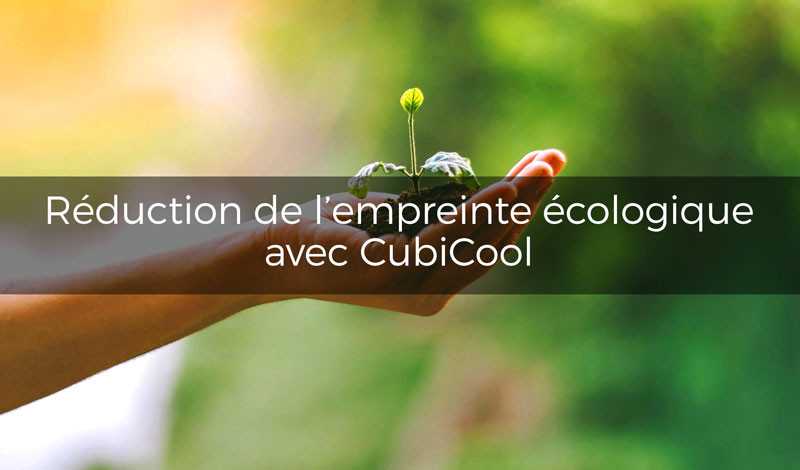 Réduction de l'empreinte écologique avec Cubicool : La production et le transport des BIB consomment moins d'énergie que les bouteilles en verre, et leurs matériaux sont souvent recyclables 🌱
