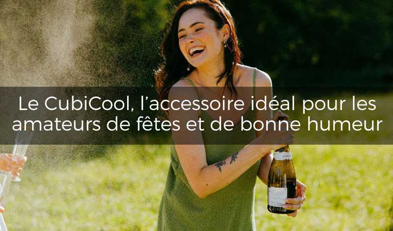 Idée cadeau pour "pochtron" ou "ivrogne" : Le CubiCool, l'accessoire idéal pour les amateurs de fêtes et de bonne humeur 🍻