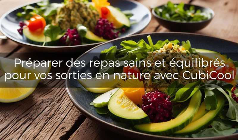 Préparer des repas sains et équilibrés pour vos sorties en nature